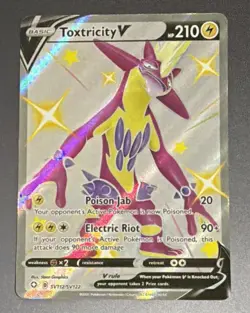 2021 Pokemon Toxtricity V Full Art SV112/SV122 Shining Fates - Image 1