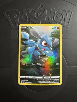 Pokemon TCG Crown Zenith Galarian Gallery Riolu GG26/GG70 Ultra Rare Holo ENG - Image 1