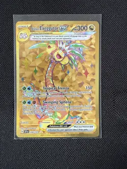 Pokemon Alolan Exeggutor ex 248/191 Sv08: Surging Sparks Gold Hyper Rare - Image 1