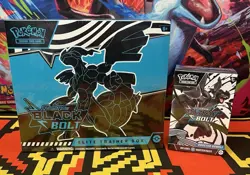 Pokemon Black Bolt And White Flair ETB And Booster Bundle lot Of 4 Sealed - Image 2