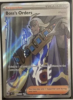 Pokemon Boss's Orders Ghetsis Paldea Evolved Ultra Rare Full Art Holo 248/193 - Image 1