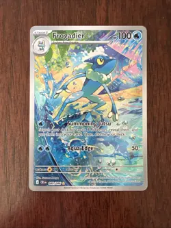 Frogadier 089/086 ME04: Chaos Rising Illustration Rare Near Mint Pokemon TCG - Image 1