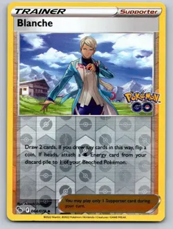 Blanche 064/078 Uncommon Pokemon GO Reverse Holo Near Mint - Image 1