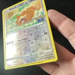 The Pokemon Company Bidoof (Peelable Ditto) 059/078 Pokemon GO Reverse Holo EN - Image 4