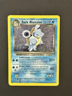 Dark Blastoise 4/110 Holo Legendary Collection Pokemon - Image 1