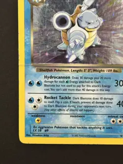 Dark Blastoise 4/110 Holo Legendary Collection Pokemon - Image 5