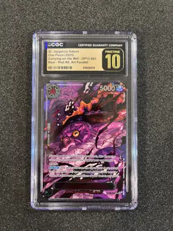 2025 One Piece, OP13-083, St. Jaygarcia Saturn, Special Red, CGC 10 Pristine - Image 1
