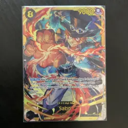 Sabo OP07-118 500 Years in the Future SR Foil 9000 Power 8 Cost One Piece CCG - Image 1
