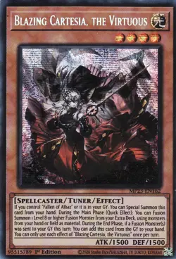 Blazing Cartesia, the Virtuous Prismatic Secret Rare MP23-EN162 Yugioh - Image 1