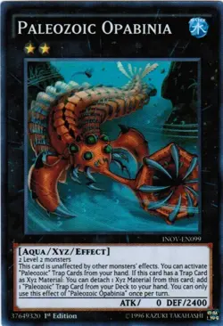 Paleozoic Opabinia - INOV-EN099 - Super Rare - 1st Edition Yugioh - Image 1