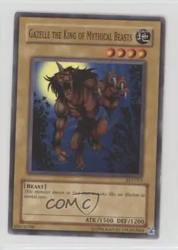 Gazelle the King of Mythical Beasts Unlimited YuGiOh Starter Deck Yugi Evolution - Image 1
