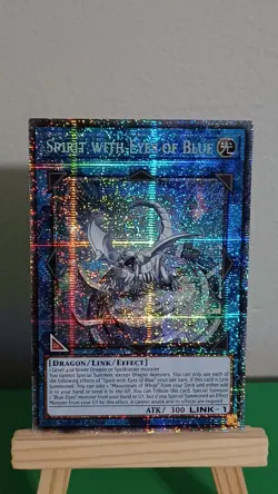 2025 Yugioh Spirit With Eyes Of Blue MP25-EN049 Prismatic Secret Rare - Image 2