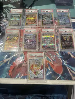 PSA 10 Terastal Festival Eevee Evolution SAR Set Of 9 Pokemon Card Japanese 2024 - Image 2