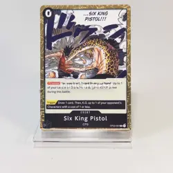 OP03-097 Six King Pistol English One Piece Card Game - Image 1