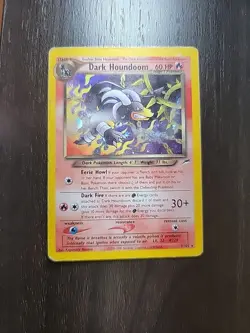 Pokemon TCG Dark Houndoom Neo Destiny Holo Rare Card 7/105 Unlimited - Image 1