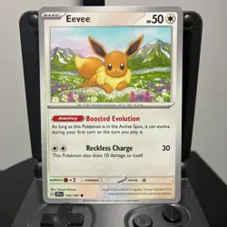 Eevee - 143/191 - Pokemon Surging Sparks 2024 - Common Card NM - Image 1