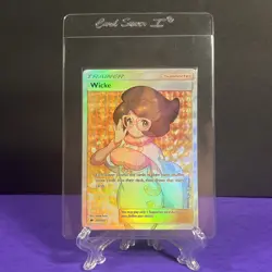 Pokemon TCG Wicke Burning Shadows Holo Full Art Ultra Rare Card 147/147 - Image 1