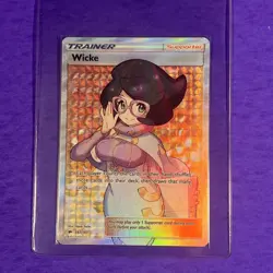 Pokemon TCG Wicke Burning Shadows Holo Full Art Ultra Rare Card 147/147 - Image 5