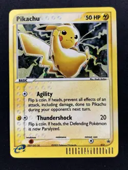 Pikachu 012 - Black Star Promo 2003 Holo Rare Pokemon Card - MP - Image 1