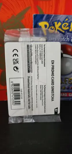 Pokemon Card Sinistcha 022/167 Twilight Masquerade Best Buy Promo Sealed - Image 2