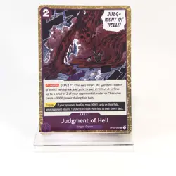 OP02-089 Judgment of Hell English One Piece Card Game - Image 1