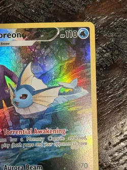 Vaporeon TG02/TG30 Brilliant Stars Trainer Gallery Ultra Rare Pokemon Card NM - Image 3