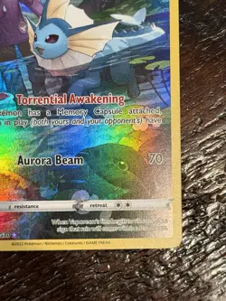 Vaporeon TG02/TG30 Brilliant Stars Trainer Gallery Ultra Rare Pokemon Card NM - Image 4