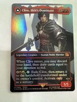 Clive Ifrit's Dominant Mythic Rare Foil Card MTG final fantasy - Image 1
