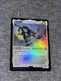 Magic the Gathering FIN Final Fantasy Card U 0045 Zack Fair FOIL NM - Image 1