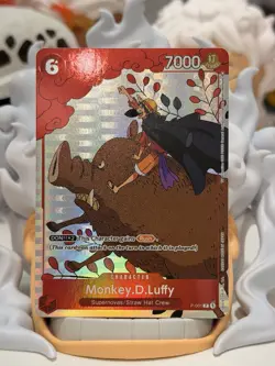 Monkey.D.Luffy (Gift Collection 2023) P-001 One Piece Promotion Cards Foil - Image 1