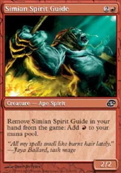 1x Simian Spirit Guide Moderate Play, English Planar Chaos MTG Magic - Image 1