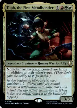 Toph, the First Metalbender Avatar: The Last Airbender Foil NM R 247 - Image 1