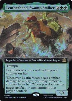 Leatherhead, Swamp Stalker (Extended Art) Teenage Mutant Ninja Turtles Foil - Image 1