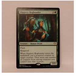 Wizards of the Coast Slippery Bogbonder Commander 2020 Rare Green Creature 066 - Image 1