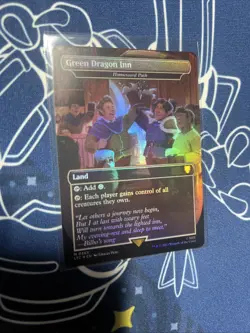 Green Dragon Inn Homeward Path Foil Card, Lord of the Rings Commander - Image 1