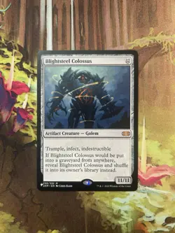 Blightsteel Colossus [Double Masters] The List NM MTG - Image 1