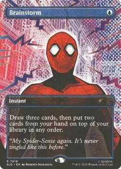 Brainstorm (7019) - Near Mint MTG Secret Lair - Image 1