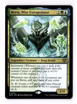 Berta, Wise Extrapolator 0175 (R) MTG Secrets of Strixhaven (SOS) - Image 1