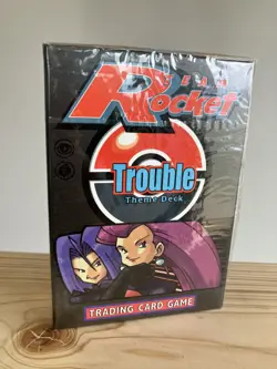 Pokemon Team Rocket Trouble Theme Deck Factory Sealed - Image 1