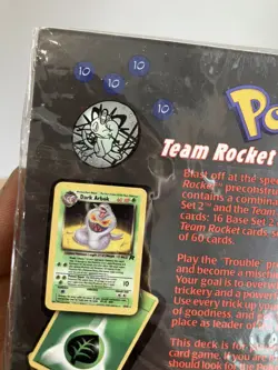 Pokemon Team Rocket Trouble Theme Deck Factory Sealed - Image 5