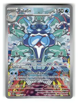 Palafin 200/197 Illustration Rare Obsidian Flames Pokemon Near Mint - Image 1