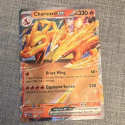 Pokemon TCG Charizard ex SV: Scarlet & Violet Promo 161 Holo Stage 2 330 HP - Image 4