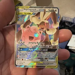 The Pokemon Company Mega Lopunny & Jigglypuff GX Ultra Rare Holo 165/236 240 HP - Image 2
