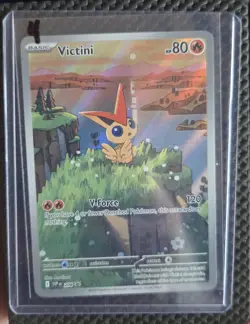 Victini 208 Sv: Scarlet & Violet Black Star Promo Card AR Holo Pokemon - Image 3