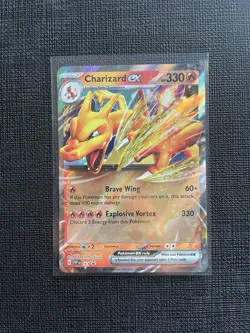 Pokemon Charizard ex 161 Scarlet & Violet Promo Holo Card (2024) - Image 1