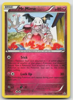 Mr. Mime 101/160 Primal Clash Pokemon LP Uncommon - Image 1