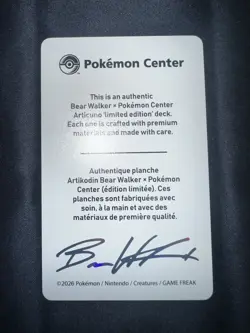 Pokemon Center Articuno Bear Walker Promo Card - Image 4