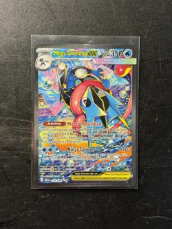 Pokemon Mega Greninja EX Full Art Holo Card 116/086 English (SLIGHT BLEM) - Image 1