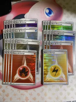 Pokemon Black Bolt White Flare Holo Energy Lot Of 31 Cards NM Condition - Image 1