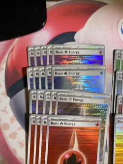 Pokemon Black Bolt White Flare Holo Energy Lot Of 31 Cards NM Condition - Image 3